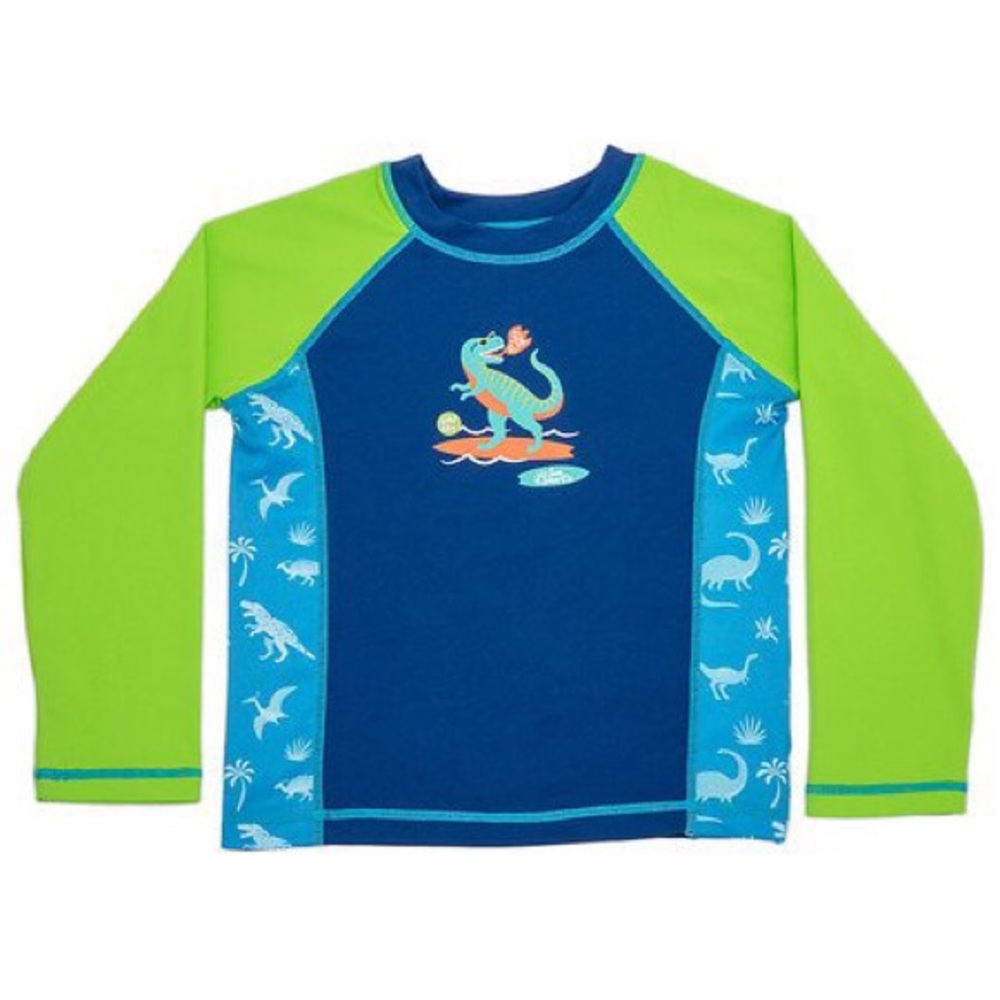 New Sun Smart Kid's Rash Guard, Boy's Medium 2-4 Years
